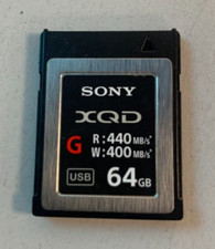 Sony 64GB G Series XQD Memory