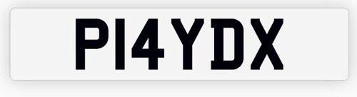 Private number plate - number,