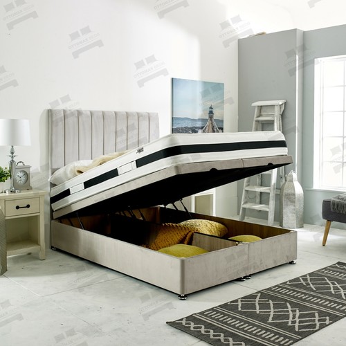 Upholstered ottoman gas lift - ottoman,