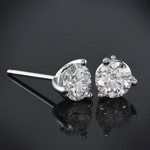 Carat womens diamond earring - 3,