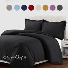 Plain duvet quilt cover with - cover,