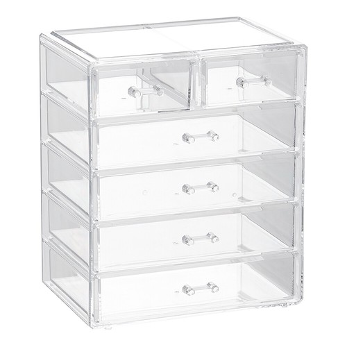 Clear acrylic make - acrylic, make-up