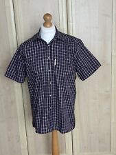 Rydale Wykeham Country Smart Casual Short Sleeve Check Shirt Mens Size Medium M