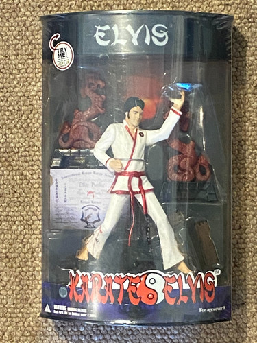 Elvis karate figurine doll - figurine,