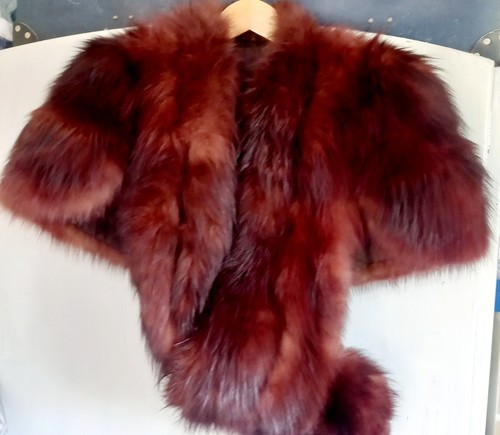 Stunning vintage real red fox - vintage,
