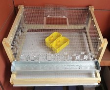 Quail Bird Cage Coop Carrier Starter 