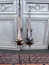 Pair Antique Iron Wall Sconces