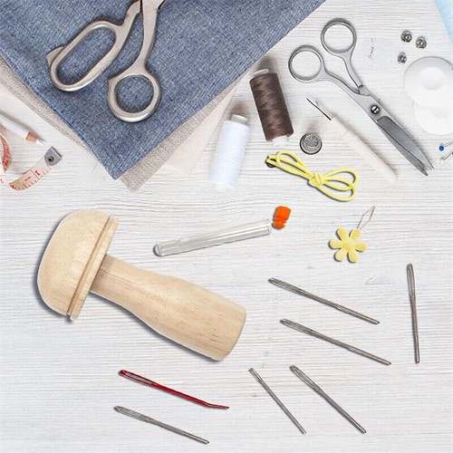 Wooden darning mushroom sewing - darning,