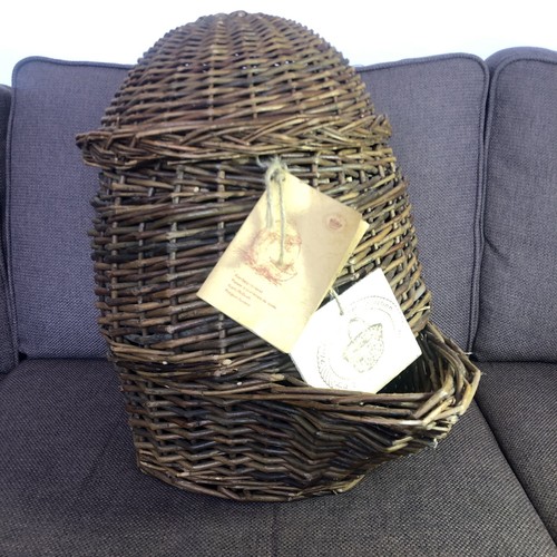 Large rustic wicker beehive - large,