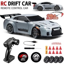 1:24 4WD RC Drift Car 2.4Ghz Drifting Tires LED Lights 20KM/H Racing Vehicle