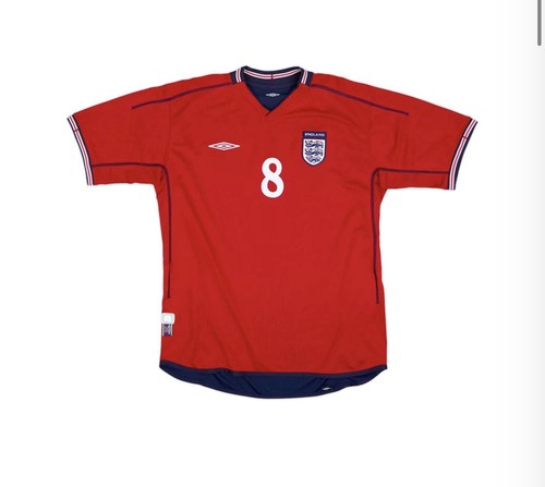 2002 england away shirt - england,