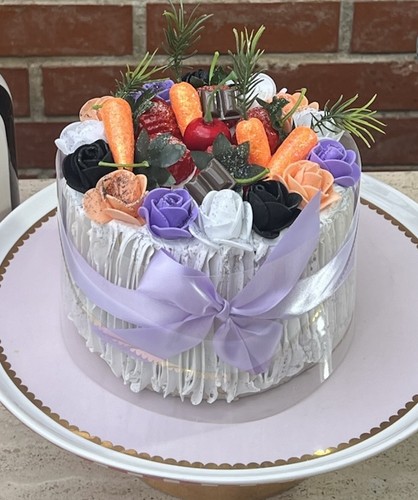 Realistic food props faux cake - food,