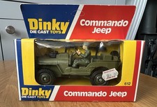 DINKY 612 Commando Jeep  Military Vehicle Boxed
