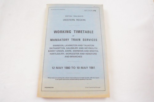 1980 western region railway - 1980,