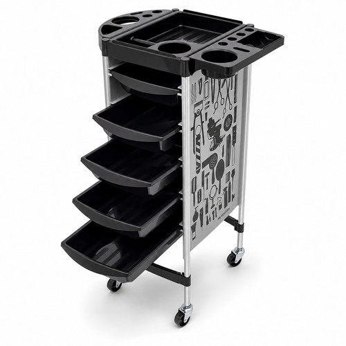 Salon trolley cart drawers - cart, 5