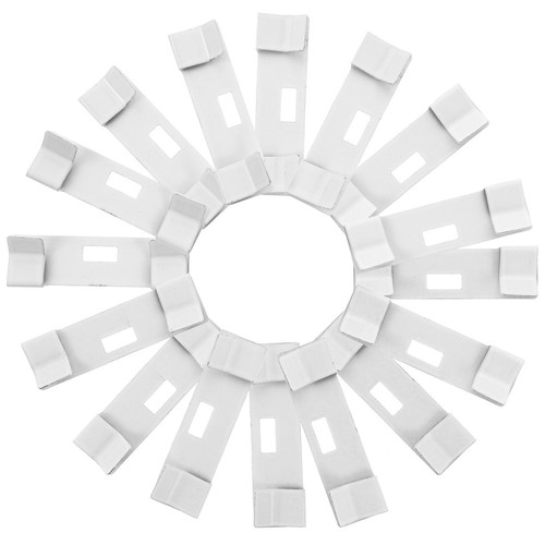 White metal vertical - white, blind