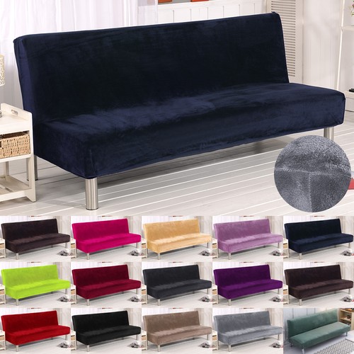 Armless sofa bed cover folding - sofa,