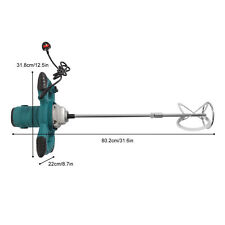 Industrial Electric Concrete Cement Mixer Plaster Mortar Mixing Machine 6 Speed