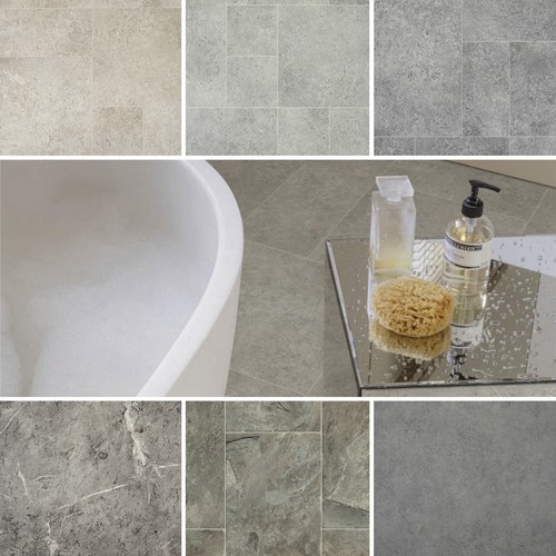 Stone tile effect vinyl - tile,