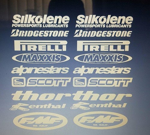 Motorcross vinyl stickers