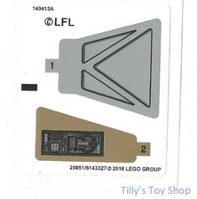 Lego - Stickers Decals Sheet - Set 75139 Battle on Takodana - NEW