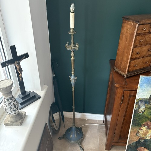 Antique brass standard floor - brass,