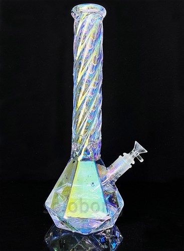 Heavy glass bong - heavy, rainbown