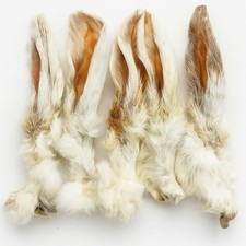 1Kg Rabbit Ears with Furry Hairy for Dog Chew Treat Puppy Natural Pets Treat