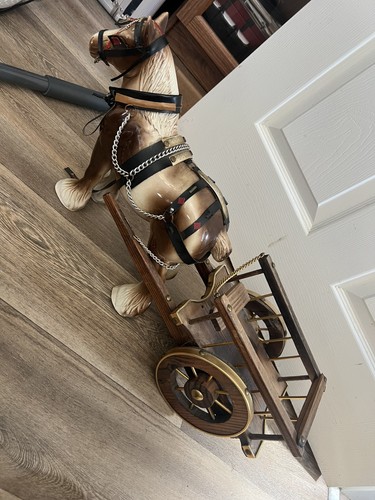 Vintage ceramic shire horse - ceramic,
