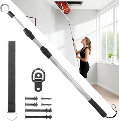 Attic ladder pull down system - ladder,