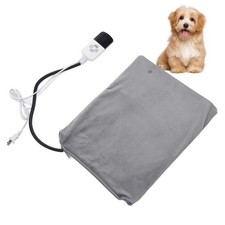 Pet Heating Pad Short Plush 9 Levels Adjustable Bite-Resistant Scratch-Resistant
