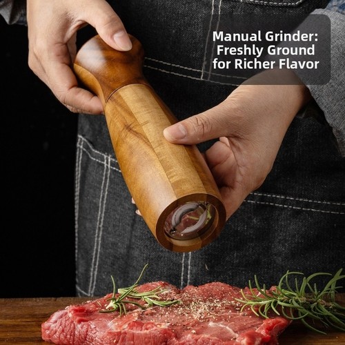 Premium acacia wood pepper - acacia,
