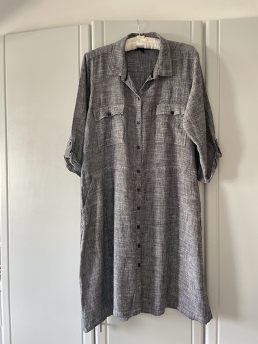 Ladies next grey linen - ladies, blend