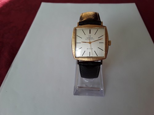 Omega 9ct gold deville - 9ct, mens