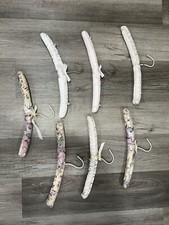 LOT of 7 Satin Covered Padded