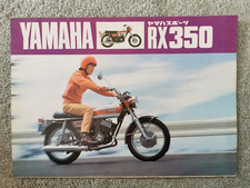 Yamaha  RD350/RX350 Genuine Motorcycle Sales Brochure