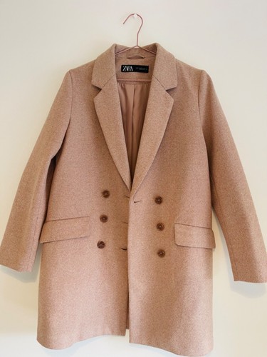 Zara pink double breasted - zara,