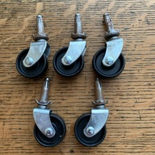Set of 5 Trolley Casters / Wheels 4cm Diameter Furniture Industrial Caster -146