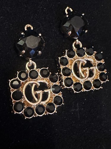 2pcs gucci gold crystal - gold,