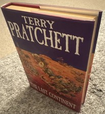 TERRY PRATCHETT SIGNED HARDBACK THE LAST CONTINENT