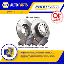 2x Solid Brake Discs and Pads