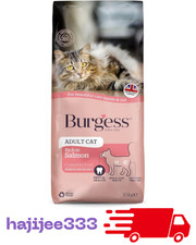 Dry Cat Food for Adult Cats Rich in Salmon, 10 kg _ Kibble Feed Biscuits Meals