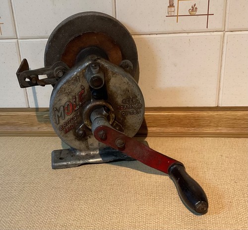 Vintage mole hand crank bench - vintage,
