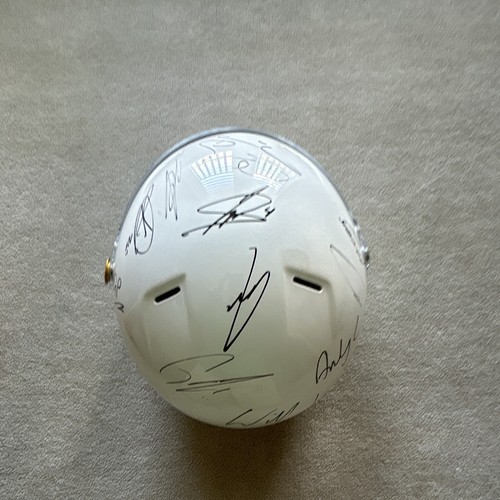 Signed karting helmet - signed,