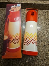Aladdin Thermos Kon Tiki Pump A Drink 1970's NOS 1 Quart Retro USA~Vintage NEW