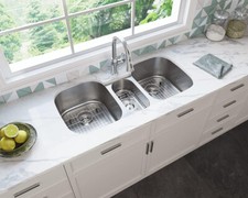 Triple 3 Bowl Kitchen Sink
