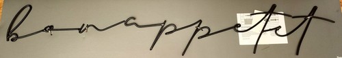 Dunelm bon appetit wire - appetit, wall