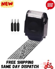 Privacy ID Address Blocker Roller Stamp Identity Theft Protection Data Cover New