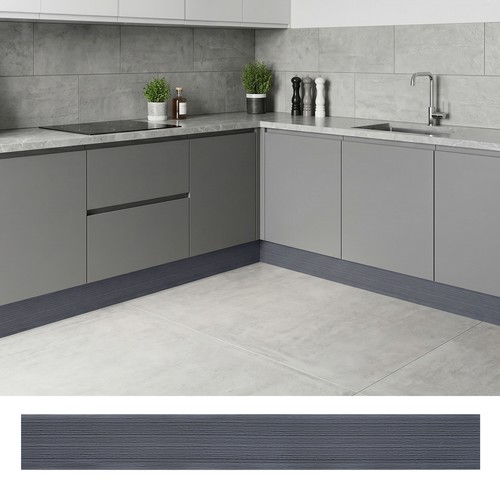 Flexible skirting board self - flexible,