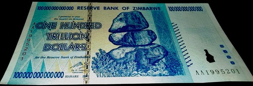 Zimbabwe 100 trillion - 100,